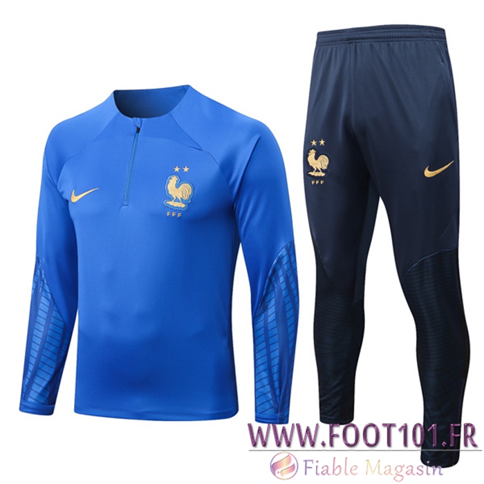 Ensemble Survetement de Foot France Bleu 2022/2023