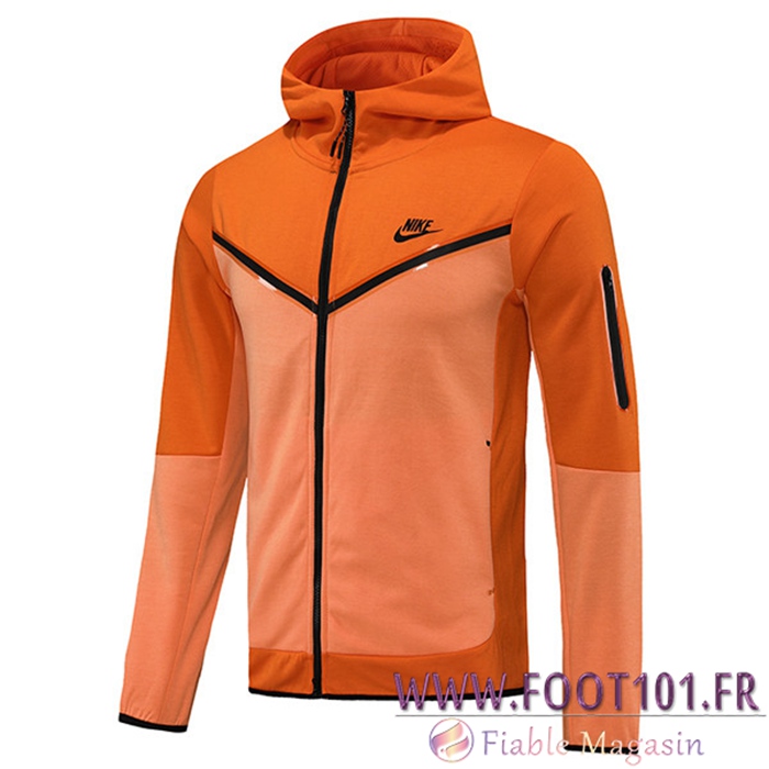 Veste A Capuche Nike Orange 2022/2023