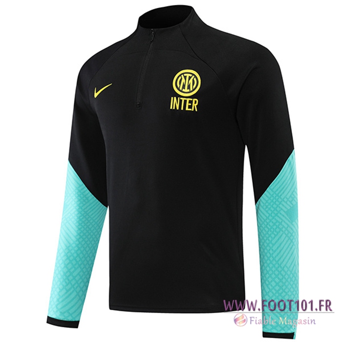 Sweatshirt Training Inter Milan Noir/Vert 2022/2023