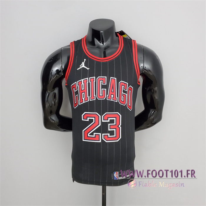 Maillot Chicago Bulls (Jordan #23) Noir 75th Anniversary