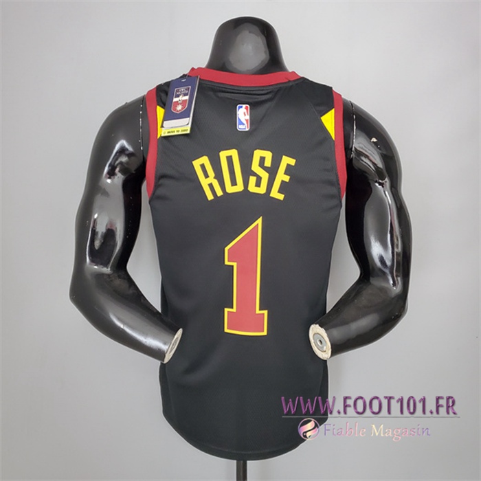 Maillot Cleveland Cavaliers (Rose #1) 2021 Noir Jordan Theme Limited Edition