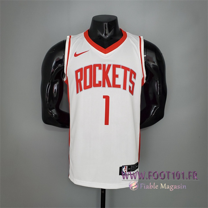 Maillot Houston Rockets (McGrady #1) 2021 Blanc