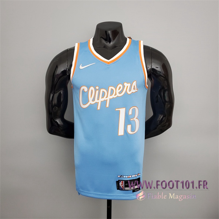 Maillot Los Angeles Clippers (George #13) 2022 Season Bleu City Edition