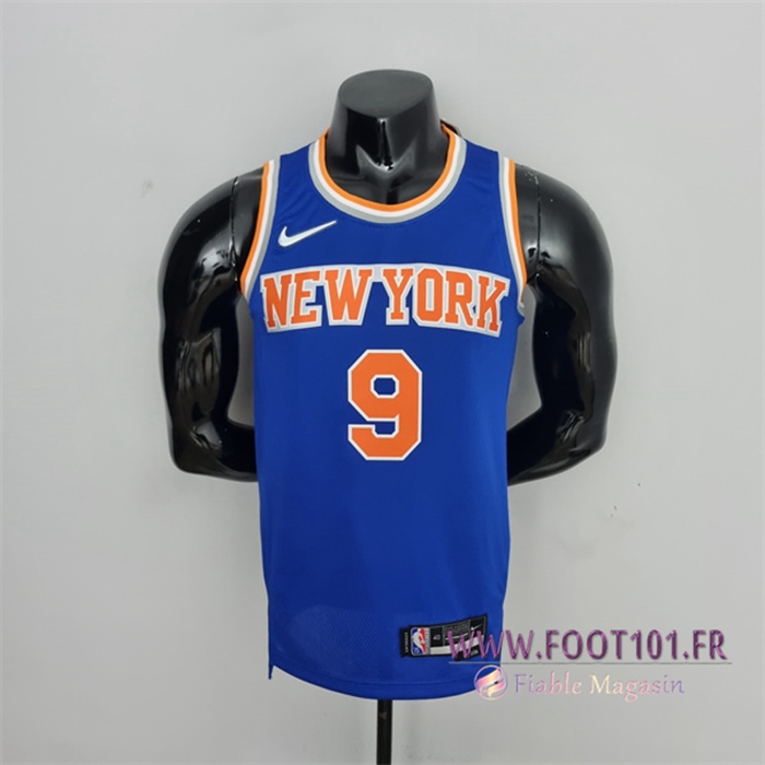 Maillot New York Knicks (Barrett #17) Bleu 75th Anniversary