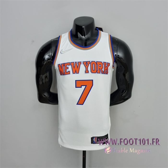 Maillot New York Knicks (Anthony #7) Blanc 75th Anniversary