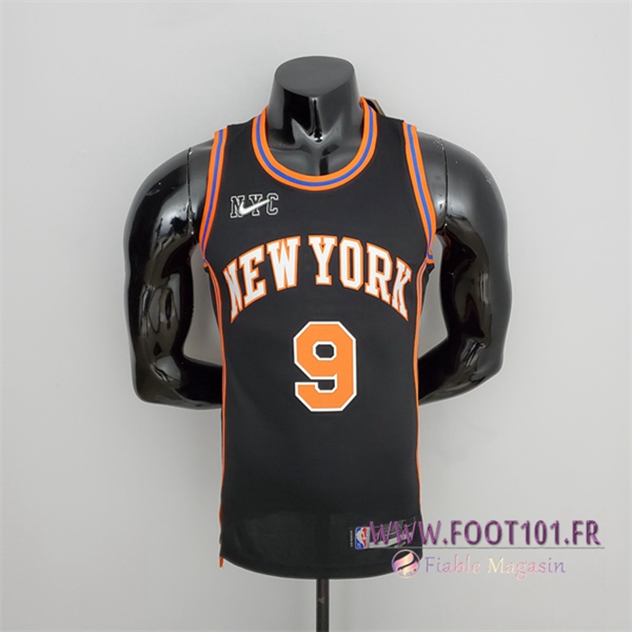 Maillot New York Knicks (Barrett #9) 2022 Season Noir Urban Edition