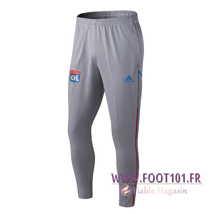 Pantalon Foot Lyon Gris 2022/2023 -02
