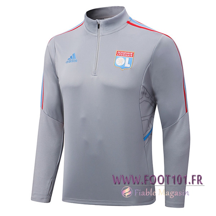 Sweatshirt Training Lyon Gris 2022/2023