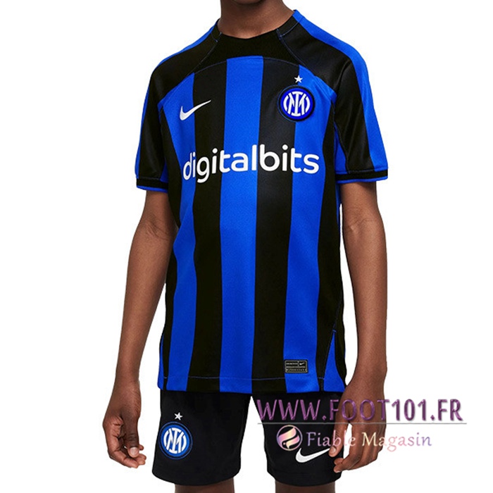 Nouveau Maillot de Foot Inter Milan Enfant Domicile 2022/2023