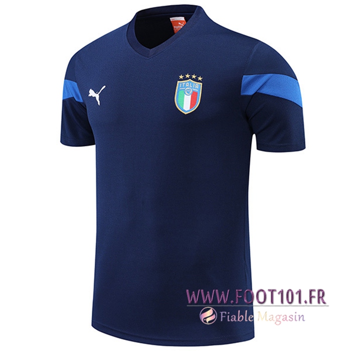 Training T-Shirts Italie Bleu Marin 2022/2023