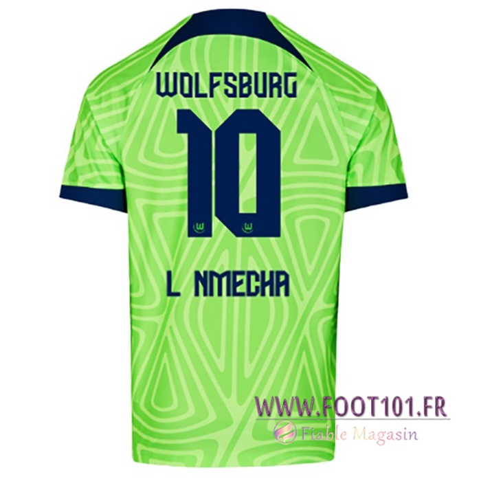 Maillot de Foot Vfl Wolfsburg (L NMECHR #10) 2022/23 Domicile