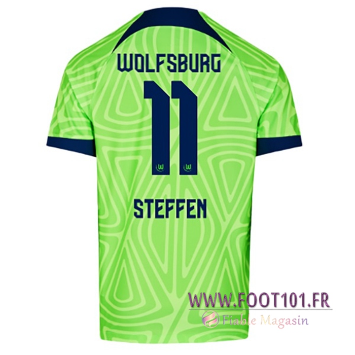 Maillot de Foot Vfl Wolfsburg (STEFFEN #11) 2022/23 Domicile