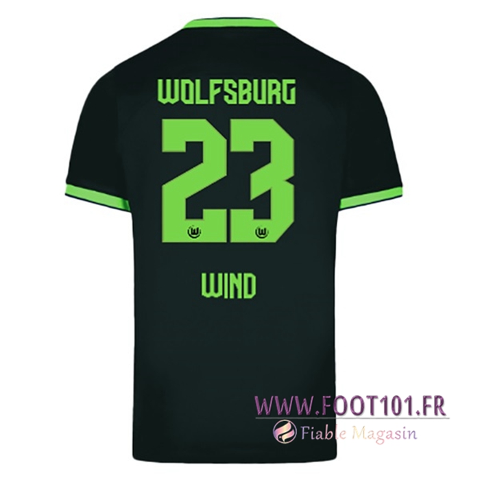 Maillot de Foot Vfl Wolfsburg (WIND #23) 2022/23 Exterieur