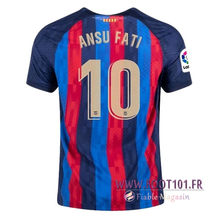 Maillot de Foot FC Barcelone (ANSU FATI #10) 2022/23 Domicile