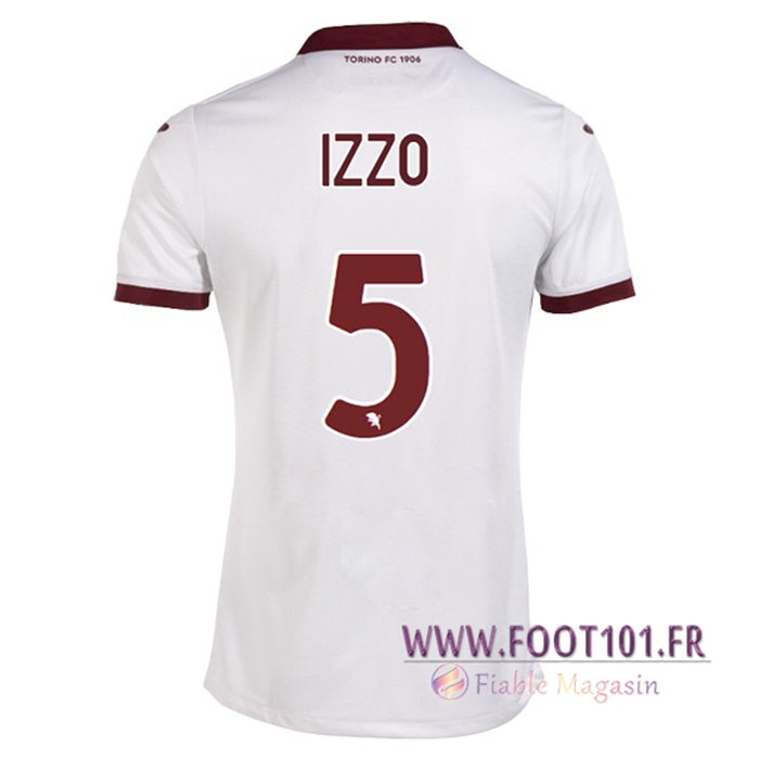 Maillot de Foot Torino (IZZO #5) 2022/23 Exterieur