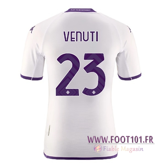 Maillot de Foot ACF Fiorentina (VENUTI #23) 2022/23 Exterieur