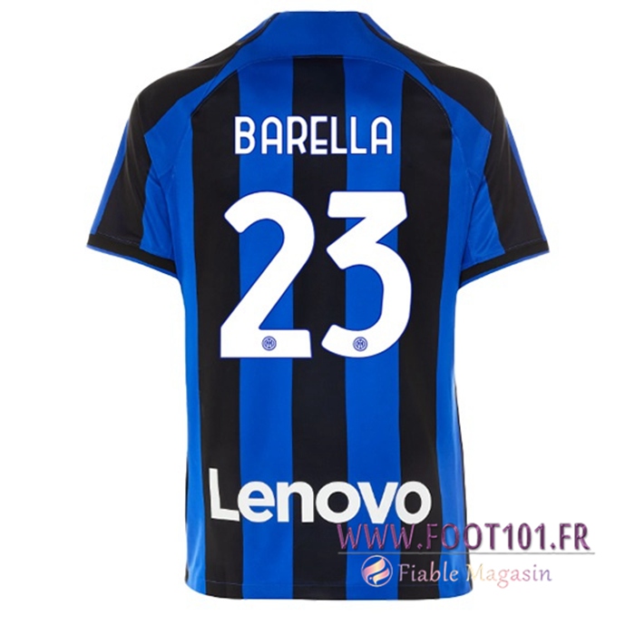 Maillot de Foot Inter Milan (BARELLA #23) 2022/23 Domicile