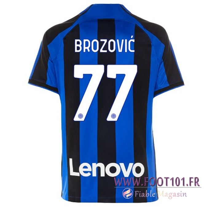 Maillot de Foot Inter Milan (BROZOVIĆ #77) 2022/23 Domicile