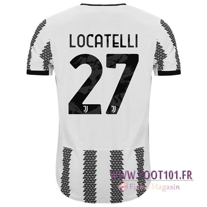 Maillot de Foot Juventus (LOCATELLI #27) 2022/23 Domicile