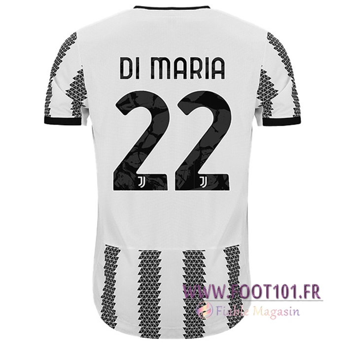 Maillot de Foot Juventus (DI MARIA #22) 2022/23 Domicile