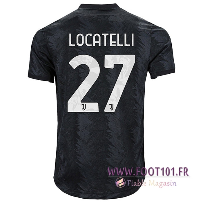 Maillot de Foot Juventus (LOCATELLI #27) 2022/23 Exterieur