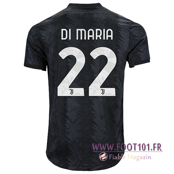 Maillot de Foot Juventus (DI MARIA #22) 2022/23 Exterieur