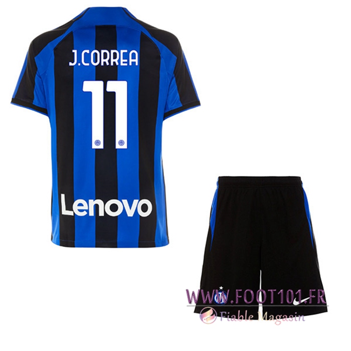 Maillot de Foot Inter Milan (J.CORREA #11) Enfants Domicile 2022/23