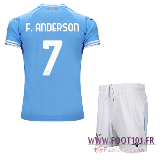 Maillot de Foot SS Lazio (F.ANDERSON #7) Enfants Domicile 2022/23