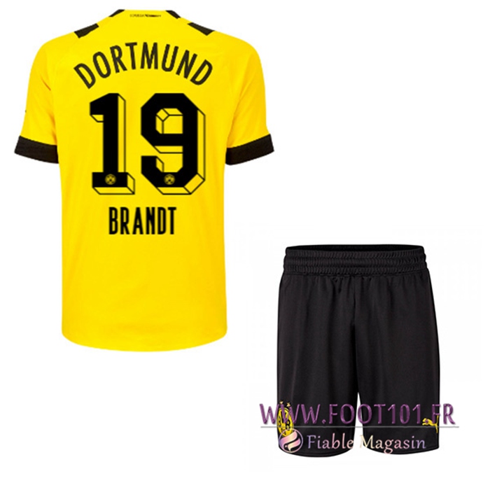 Maillot de Foot Dortmund BVB (BRANDT #19) Enfants Domicile 2022/23