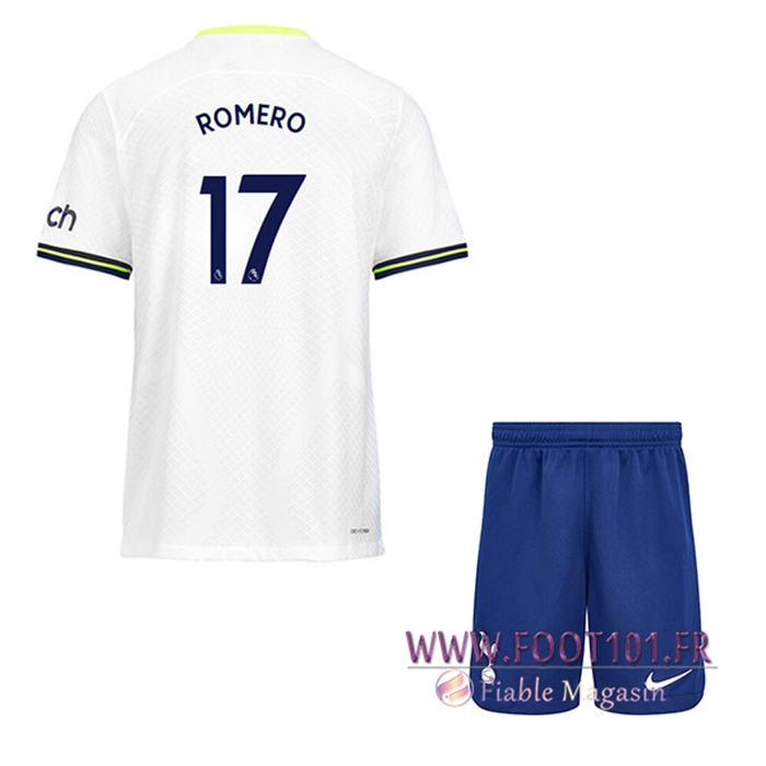 Maillot de Foot Tottenham Hotspur (ROMERO #17) Enfants Domicile 2022/23