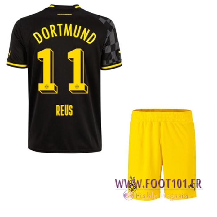 Maillot de Foot Dortmund BVB (REUS #11) Enfants Exterieur 2022/23