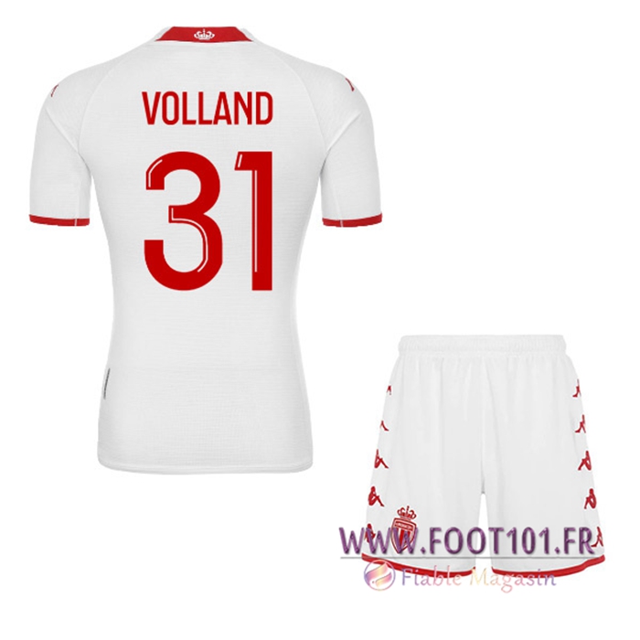 Maillot de Foot AS Monaco (VOLLAND #31) Enfants Domicile 2022/23