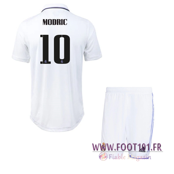 Maillot de Foot Real Madrid (MODRIC #10) Enfants Domicile 2022/23