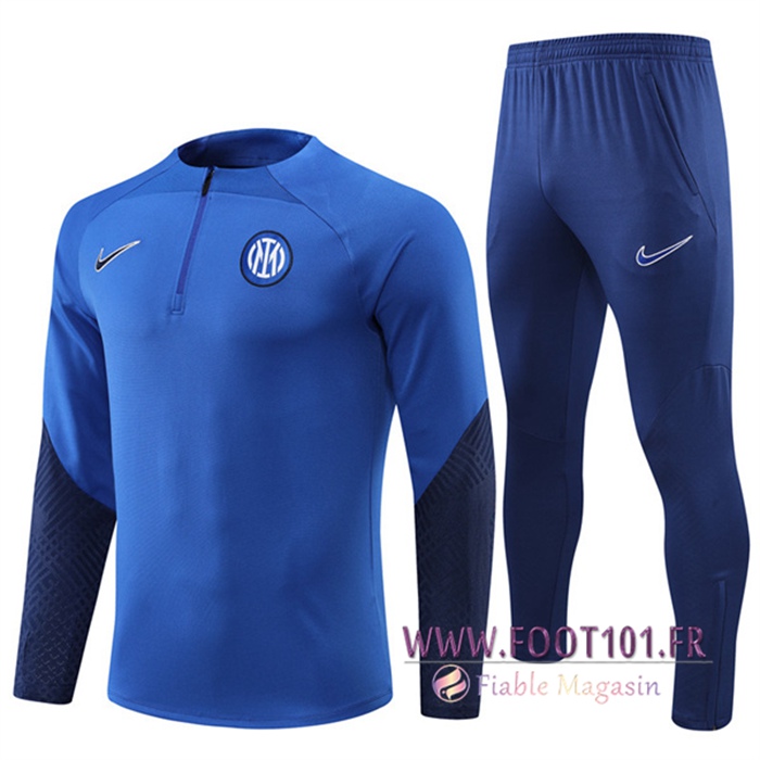 Ensemble Survetement de Foot Inter Milan Bleu/Noir 2022/2023