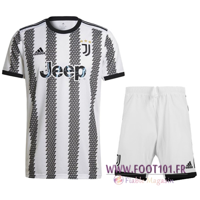 Nouveau Maillot de Foot Juventus Enfant Domicile 2022/2023