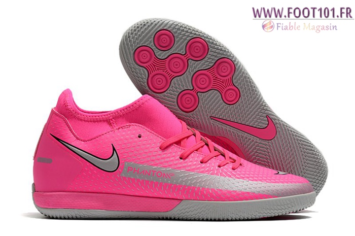 Nike Chaussures de Foot Phantom GT Academy Dynamic Fit IC Rose