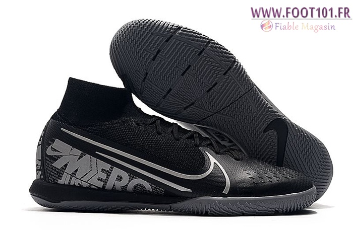 Nike Chaussures de Foot Mercurial Superfly 7 Elite MDS IC Noir