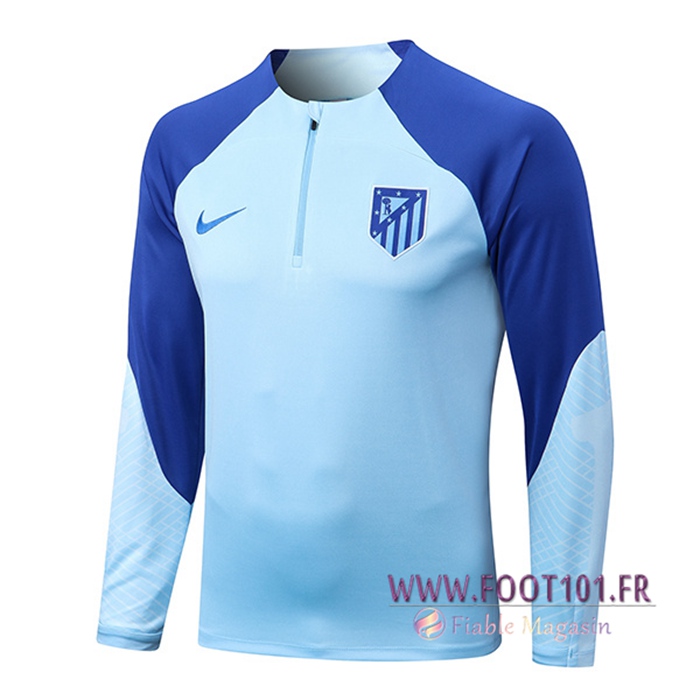 Sweatshirt Training Atletico Madrid Bleu 2022/2023