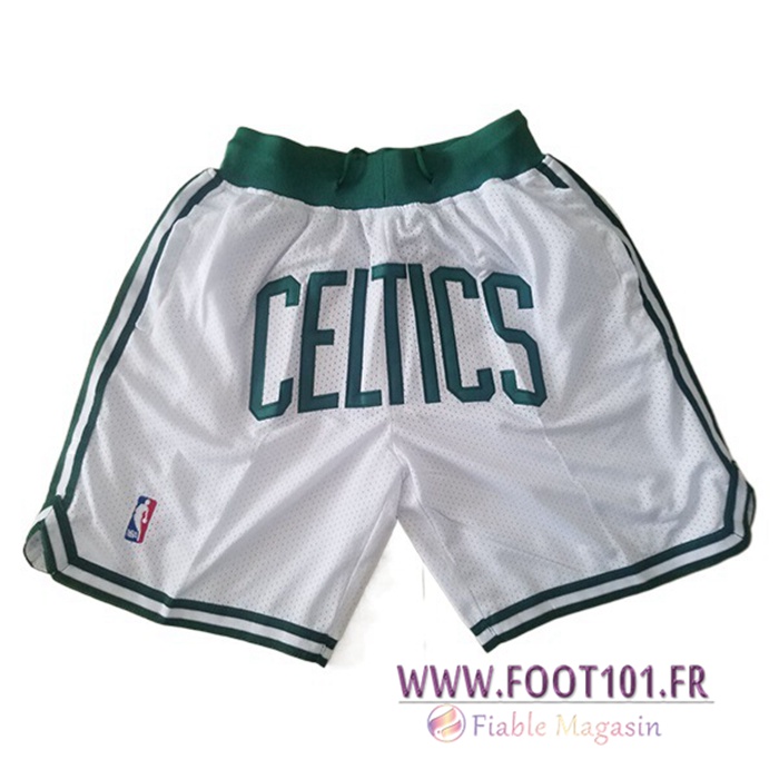 Shorts NBA Boston Celtics Blanc