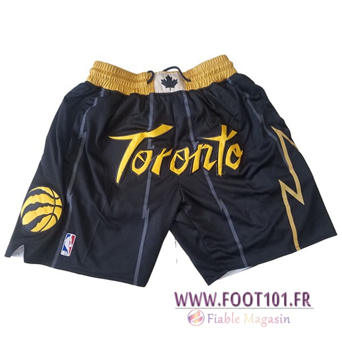 Shorts NBA Toronto Raptors Noir