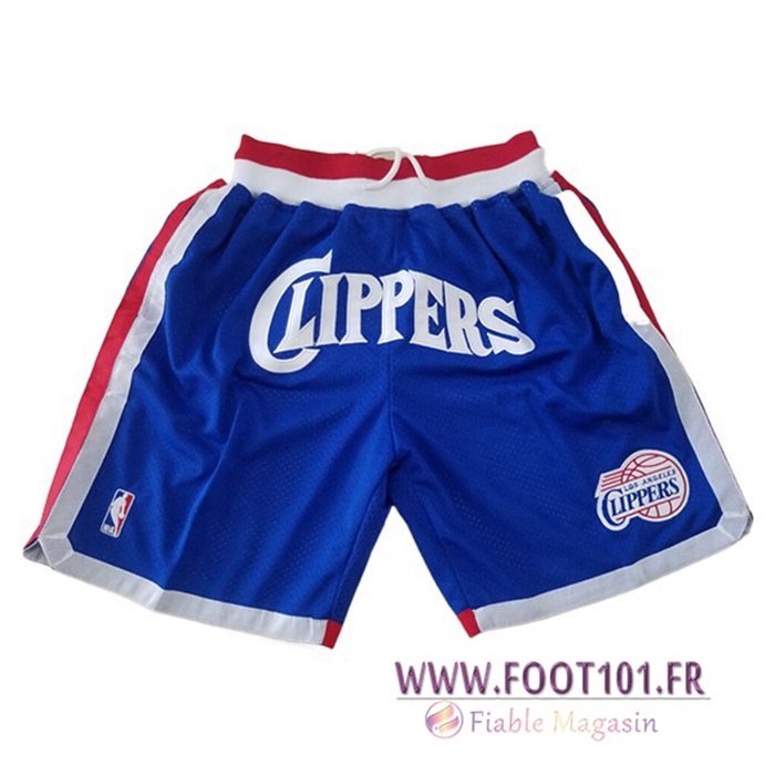 Shorts NBA Los Angeles Clippers Bleu