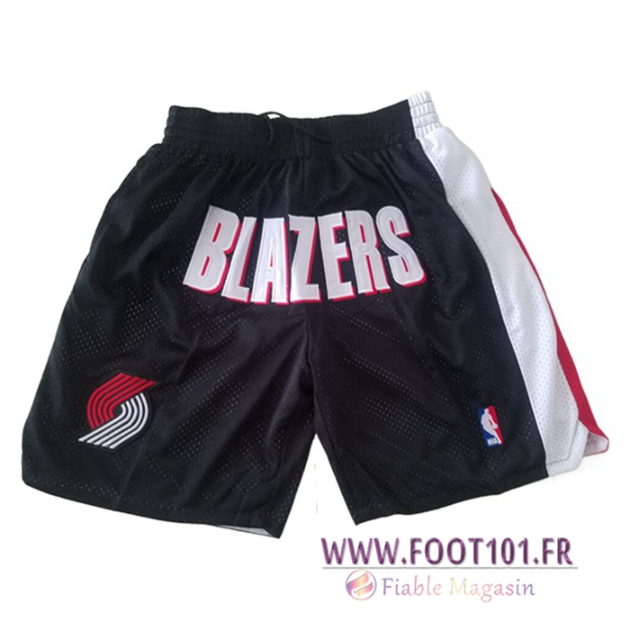 Shorts NBA Portland Trail Blazers Noir