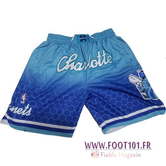 Shorts NBA Charlotte Hornets Bleu