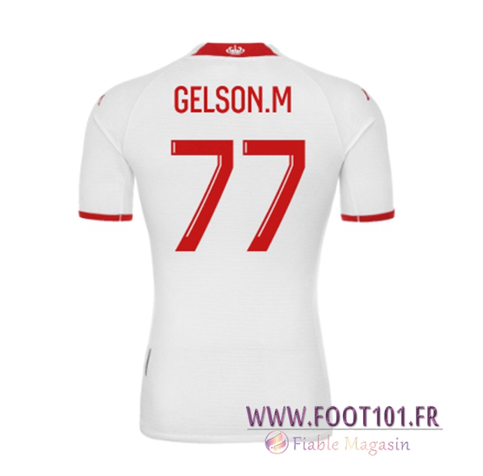 Maillot de Foot AS Monaco (GELSON.M #77) 2022/2023 Domicile