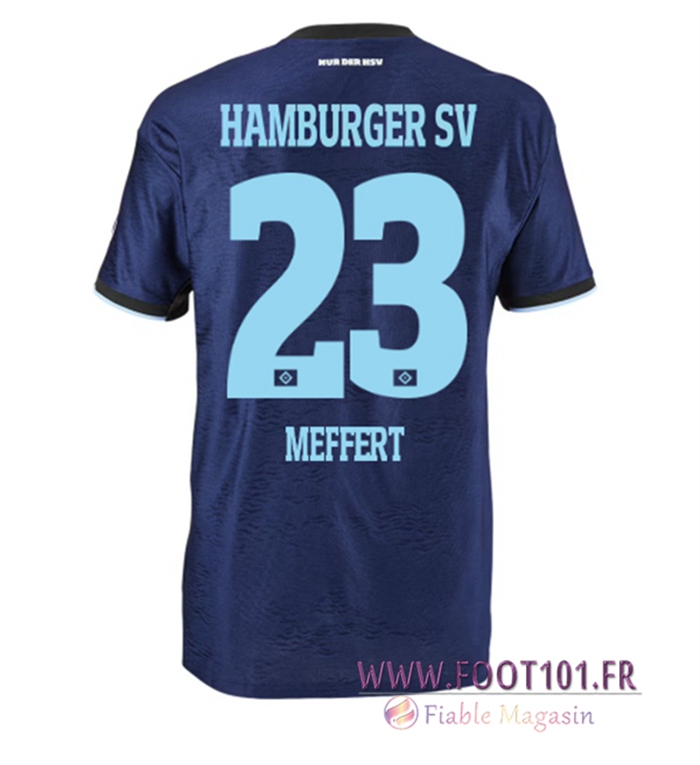 Maillot de Foot HSV Hamburg (MEFFERT #23) 2022/2023 Exterieur