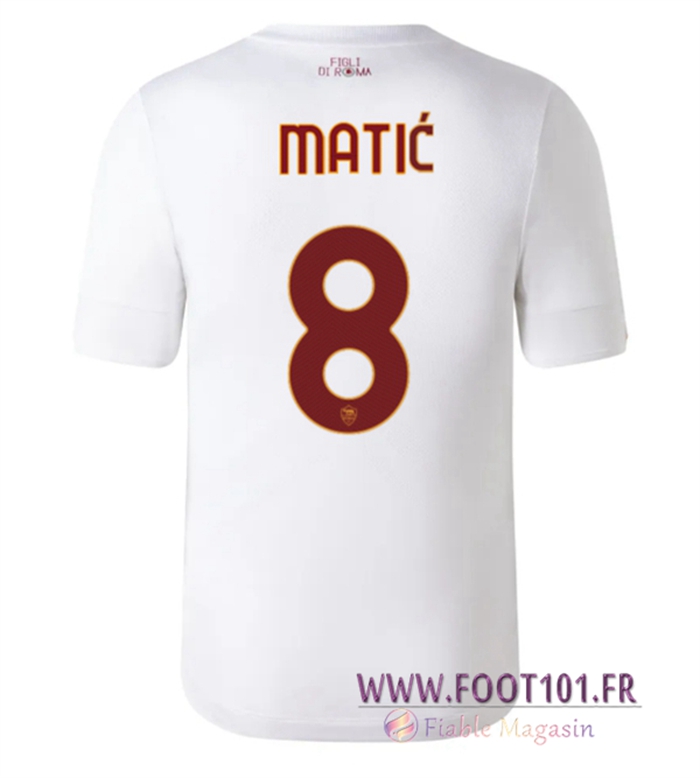 Maillot de Foot As Rome (MATIĆ #8) 2022/2023 Exterieur