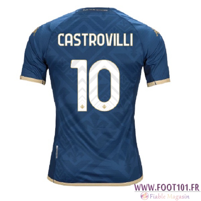 Maillot de Foot ACF Fiorentina (CASTROVILLI #10) 2022/2023 Third