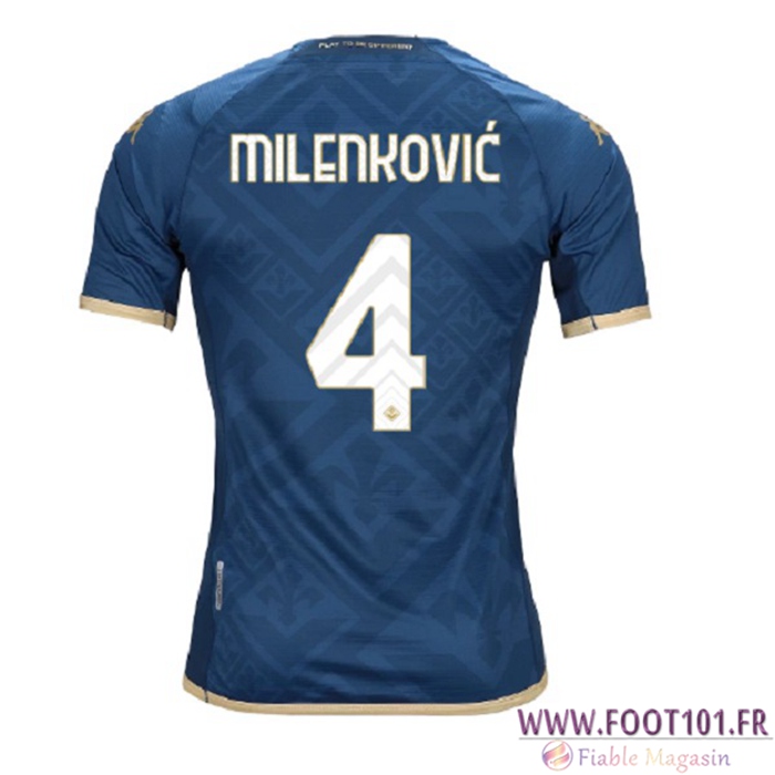 Maillot de Foot ACF Fiorentina (MILENKOVIĆ #4) 2022/2023 Third