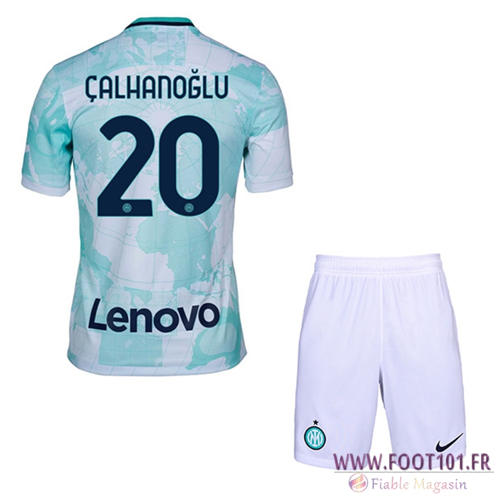 Maillot de Foot Inter Milan (ÇALHANOGLU #20) Enfants Exterieur 2022/2023